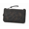 Goliez® Pencil Case Made of Real Leather – Handcrafted, Mocha Brown