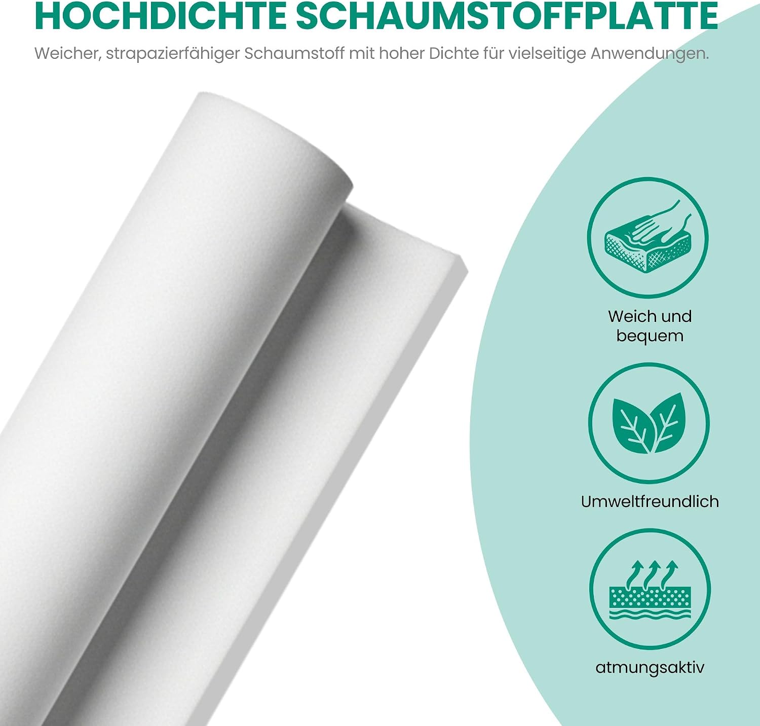 Goliez Cooling Topper RG45 Gel Foam – Pressure Relieving, Made in Germany
