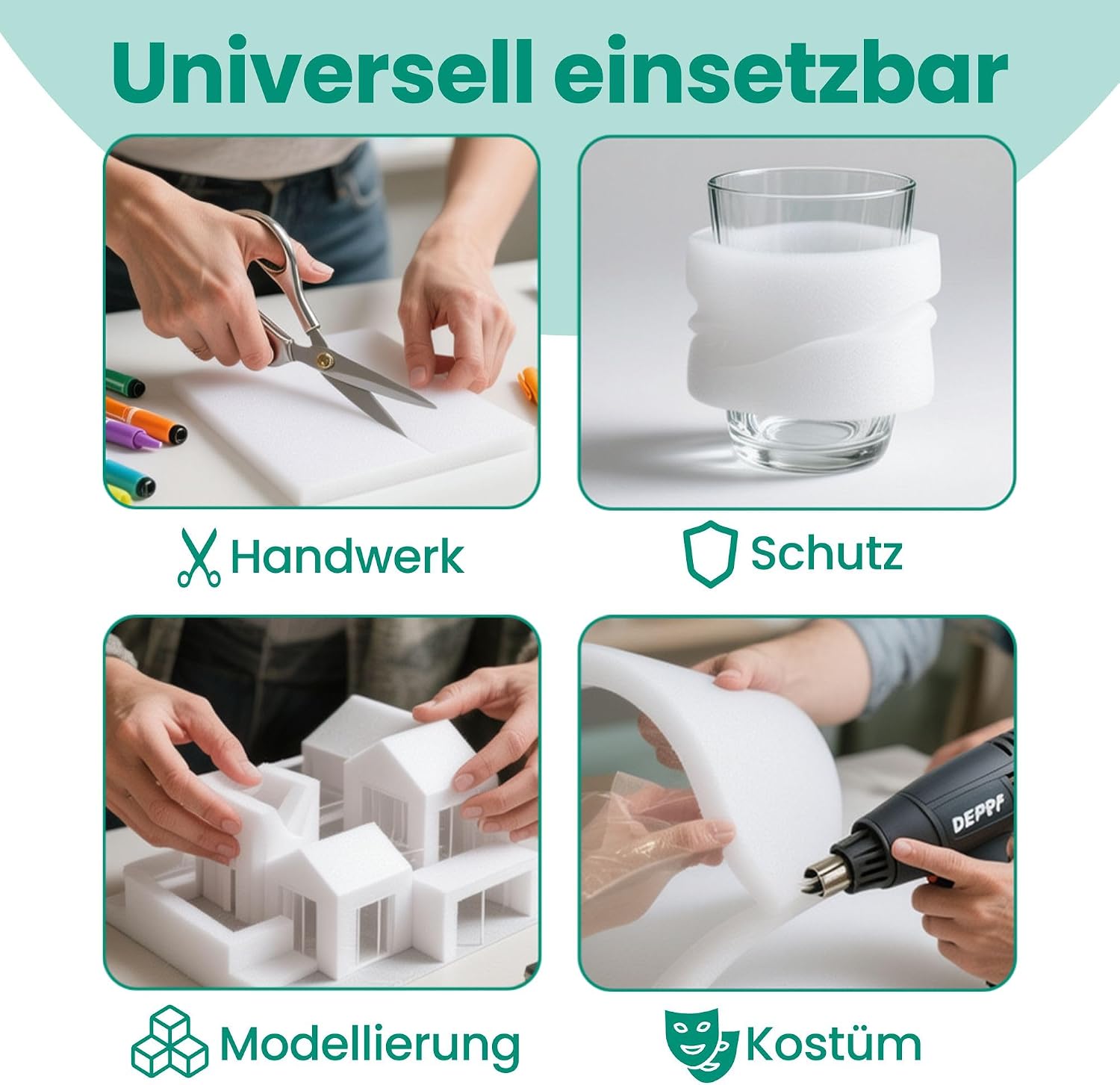 Goliez Cooling Topper RG45 Gel Foam – Pressure Relieving, Made in Germany
