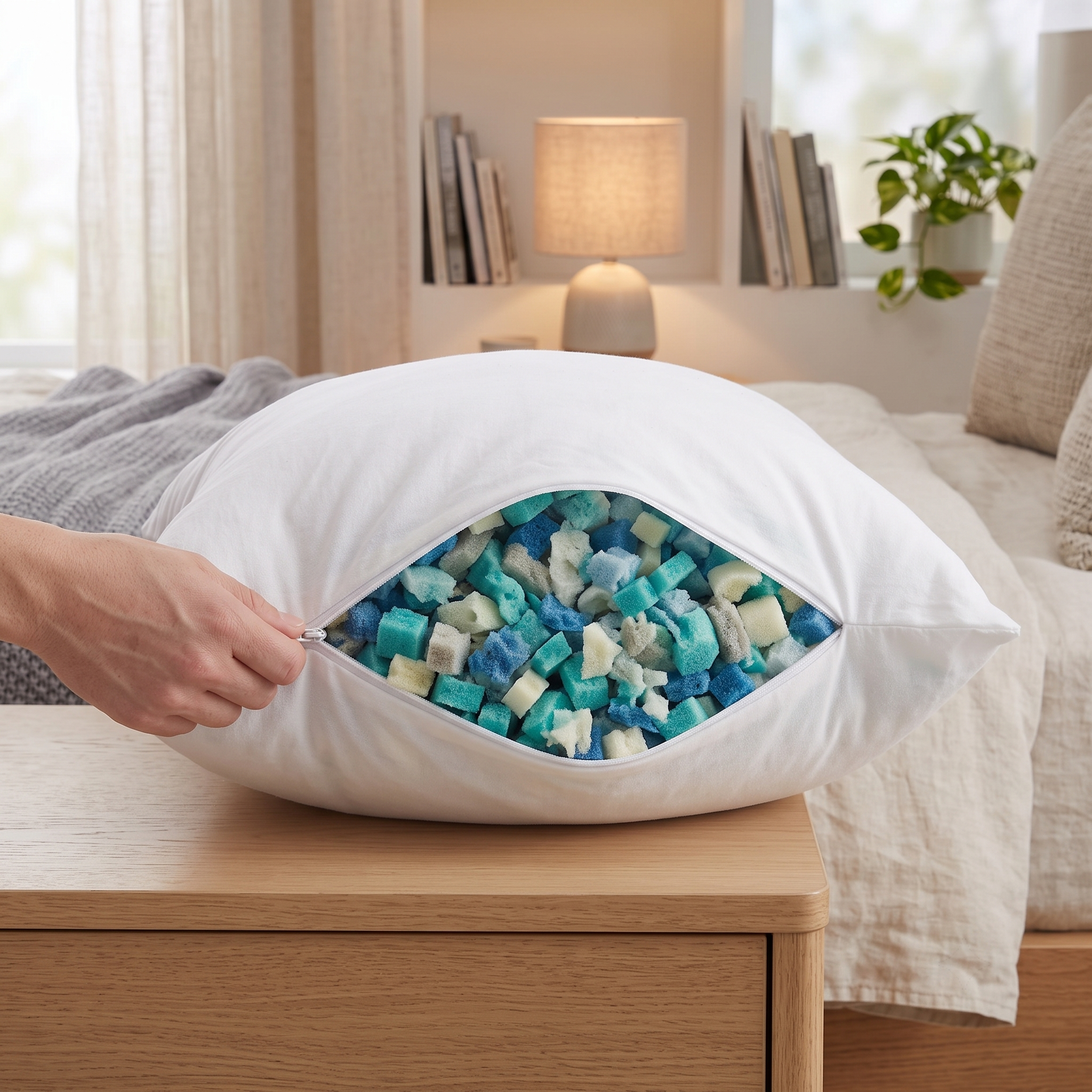 Shredded Memory Foam Filling – Bean Bag & Pillow Refill