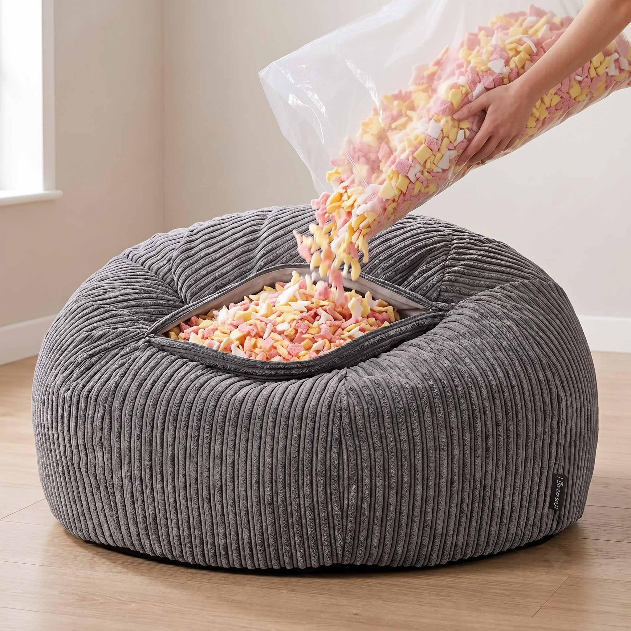 Shredded Memory Foam Filling – Bean Bag & Pillow Refill